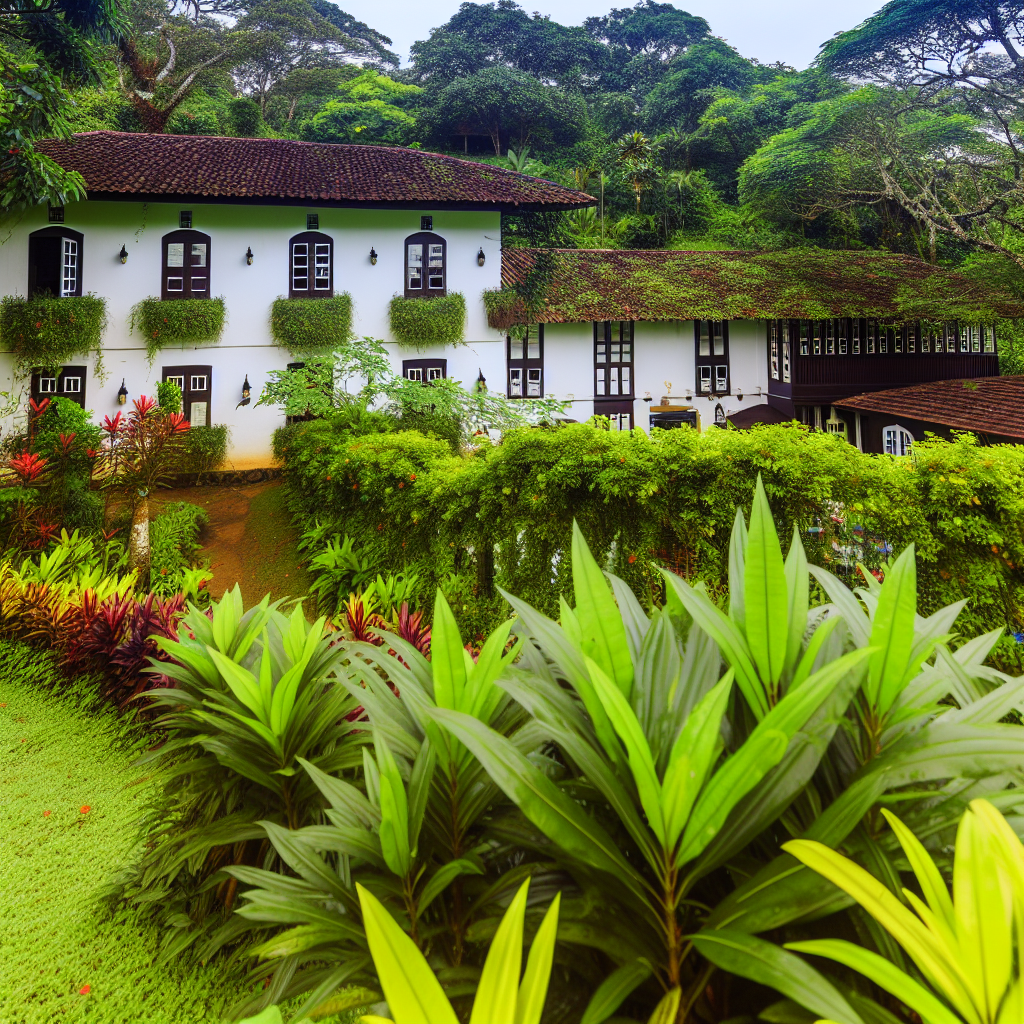 Uma foto de uma pousada charmosa em estilo colonia